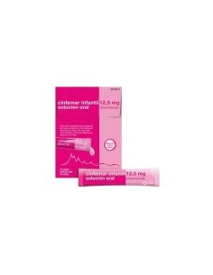 Cinfamar Infantil 12,5 mg Solución Oral 12 sobres 2