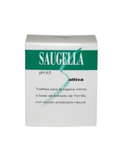 SAUGELLA ATTIVA TOALLITAS 10 UD