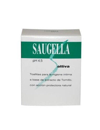 SAUGELLA ATTIVA TOALLITAS 10 UD