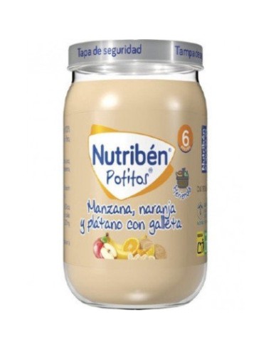 NUTRIBEN POT PLAT NARANJA GALLETA 2X190G