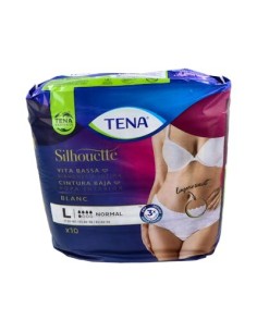 TENA SILHOUETTE C. BAJA BLANCO TG 10 UD