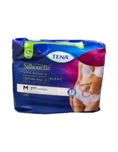 TENA SILHOUETTE C. BAJA BLANCO TM 12 UD