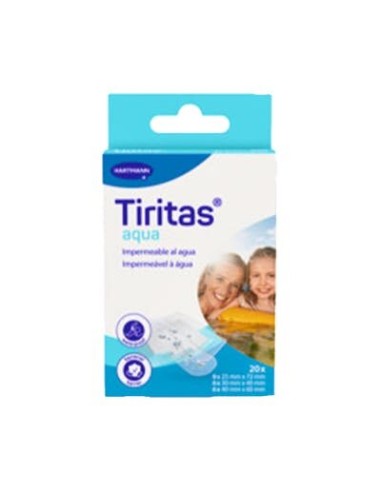 TIRITAS AQUA ADHESIVO 3 TAMAÑOS 20 UD