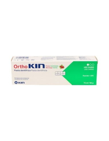 ORTHOKIN FRESA MENTOLADA PASTA 75 ML