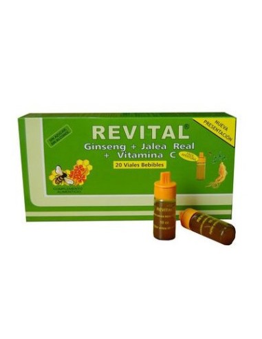 REVITAL GINSENG+JALEA REAL+VIT.C 20 AMP.