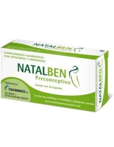 NATALBEN PRECONCEPTIVO 30 CAPSULAS