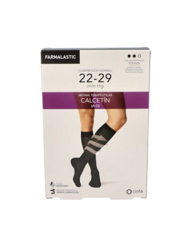 CALCETIN FARMALASTIC NORMAL NEGRO T/GDE