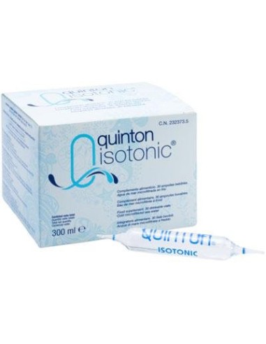 QUINTON ISOTONIC 30 AMPOLLAS BEBIBLES
