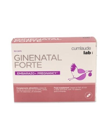 CUMLAUDE GINENATAL FORTE 30 CAPSULAS