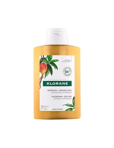 KLORANE CHAMPU MANTECA MANGO 200 ML