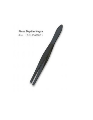 PINZA DEPILAR NEGRA MAF