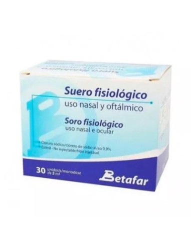 SUERO FISIOLOGICO BETA 5ML 30UD