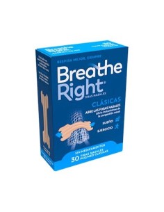 TIRAS NASALES BREATHE RIGHT PEQ 30 UD