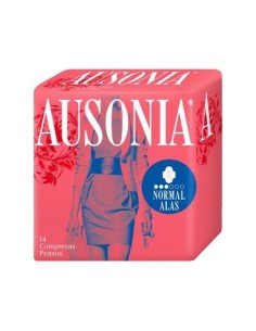 COMPRESAS AUSONIA AIR DRY ALAS NORMAL 14