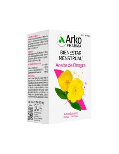 ARKOCAPSULAS ACEITE DE ONAGRA 100 CAPS