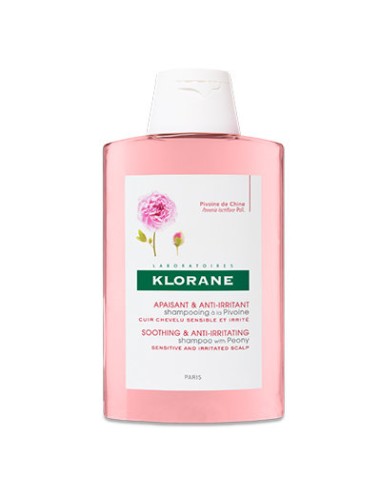 KLORANE CHAMPU CALMANTE PEONIA 200ML
