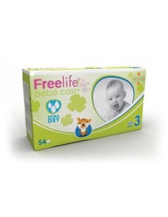 PAÑAL BEBE CASH 3 MIDI 4-9KG 52UD