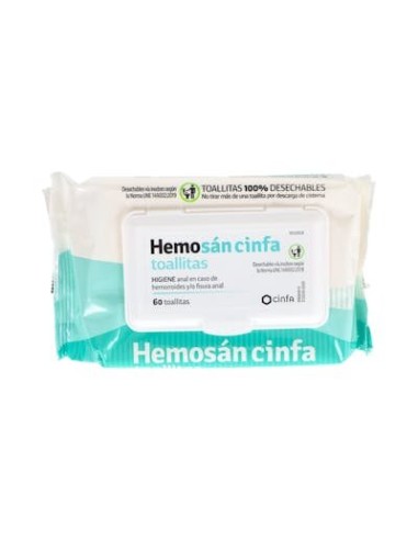 HEMOSAN CINFA 60 TOALLITAS