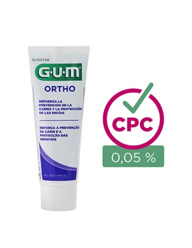 GUM ORTHO GEL DENTIFRICO 75 ML