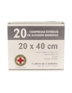 GASA ESTERIL ALG GRAN CRUZ 17 HILOS 20U