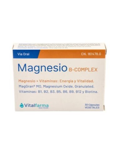 MAGNESIO B COMPLEX 30 CAP VITALFARMA