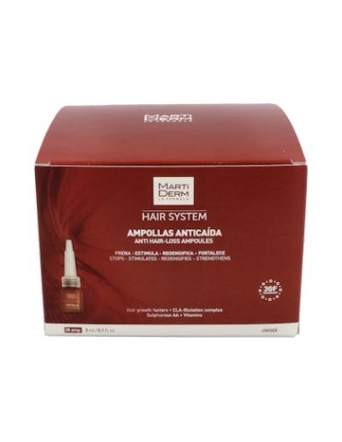 MARTIDERM AMPOLLAS ANTICAIDA 28 UD 3 ML