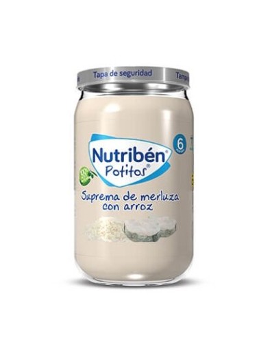 NUTRIBEN ARROZ CON MERLUZA POT 235G
