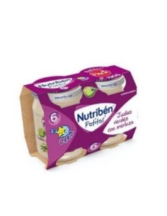 NUTRIBEN CENA JUDIAS CON MERLUZA 2X190G