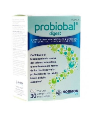 PROBIOBAL DIGEST 30 COMP MASTICABLES