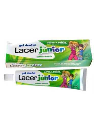 LACER JUNIOR GEL DENTAL MENTA 75 ML