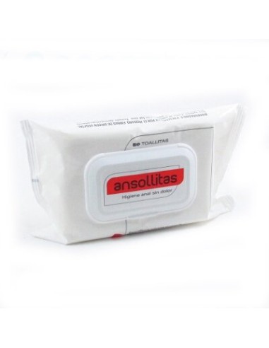 ANSOLLITAS TOALLITAS HIGIENE ANAL 50 UD