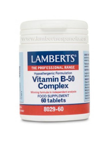 COMPLEJO VITAM B-50 60 TABLETAS LAMBERTS