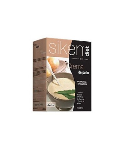 SIKENDIET CREMA DE POLLO 7 SOBRES