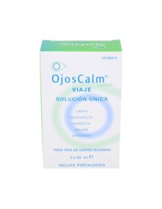OJOSCALM SOLUCION UNICA VIAJE 2 X 60ML