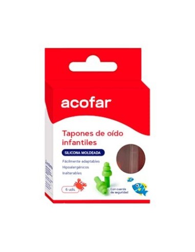 ACOFAR TAPONES OIDO SILIN MOLD INFANT 6U