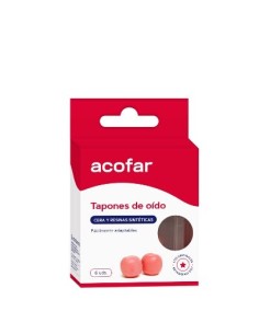 ACOFAR TAPON OIDOS CERA Y RESINA 6 UD