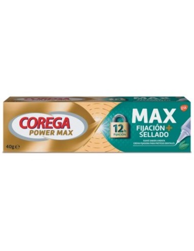 COREGA MAXIMA FIJACION SELLADO MENTA 40G