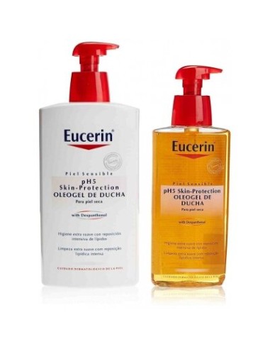 EUCERIN FAMILY PACK OLEOGEL 1L+400
