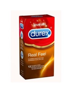 DUREX REAL FEEL SIN LATEX 12 UNIDADES
