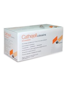 CATHEJELL GEL C/LIDOCAINA 12,5 G 25 UD