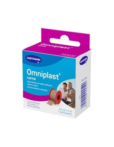 ESPARADRAPO OMNIPLAST CARNE 5 M X 2,5 CM