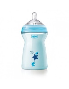 BIBERON CHICCO NATUR FEEL MEDIO 250ML 2M