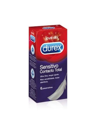 DUREX CONTACTO TOTAL FINO 6 UNIDADES