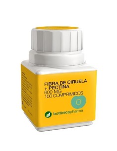 FIBRA CIRUELA+PECTINA 500MG 100C BOTANIC