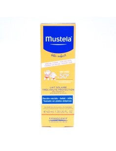 MUSTELA LECHE SOLAR PROTEC SPF50 40ML