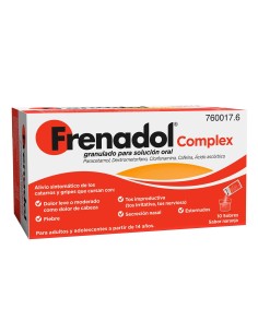 FRENADOL® Complex Antigripal, Vía Oral, 10 Sobres
