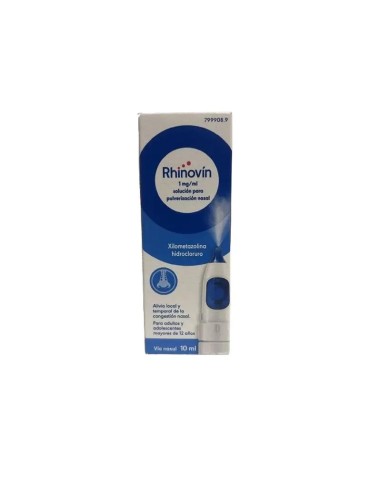 Rhinovin 1 mg/ ml Nebulizador Nasal 10 ml