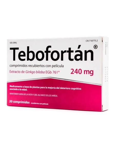 Tebofortan 240 mg, 30 Comprimidos Recubiertos