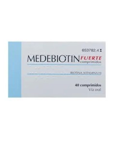 Medebiotin Fuerte 5 mg 40 Comprimidos 2