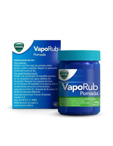 Vicks Vaporub Pomada Envase 100 G